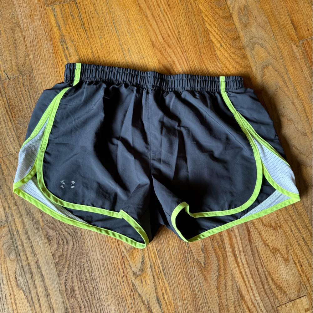 Under Armour Lime and Black Athletic Shorts